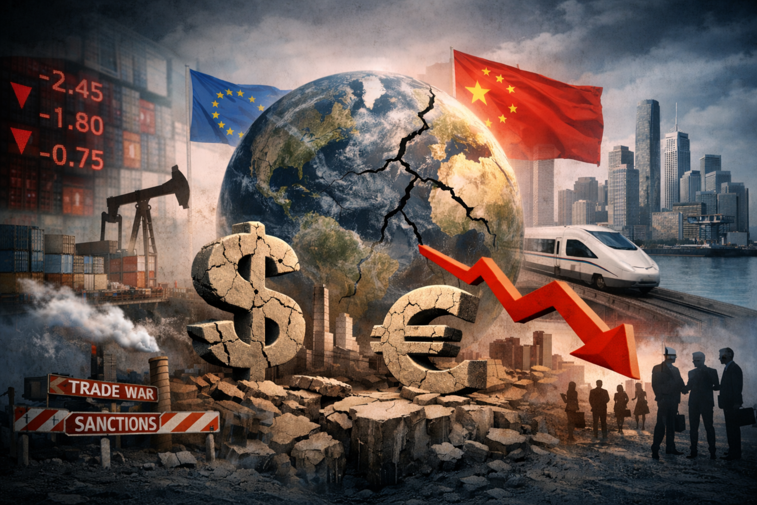 Panorama econômico global para 2026 mostra incertezas e desafios estruturais